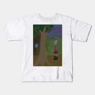 Spirit of the woods original artwork Kids T-Shirt